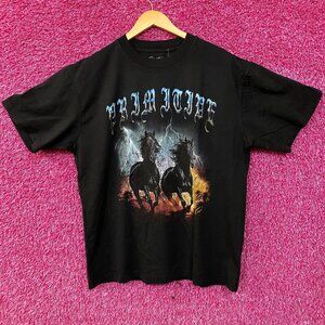 Primitive Storm Graphic Streetwear T-Shirt Large